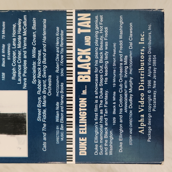 Duke Ellington Double Feature: Black and Tan/The Duke is Tops, VHS 1996 - Picture 7 of 11